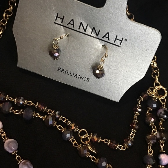Hannah Necklace and Earrings set - Picture 6 of 6